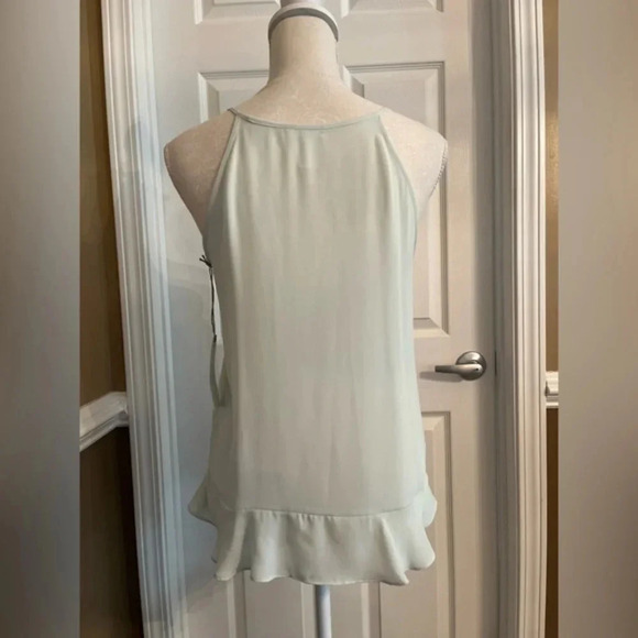 Leith Wrap Front Ruffle Tank NWT - Picture 5 of 11